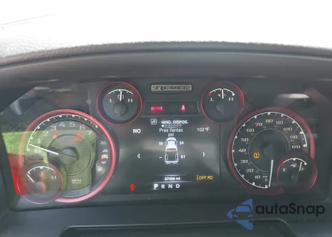 2016 Ram 1500 Rebel z USA, uszkodzony, nr VIN 1C6RR7YT2GS339949